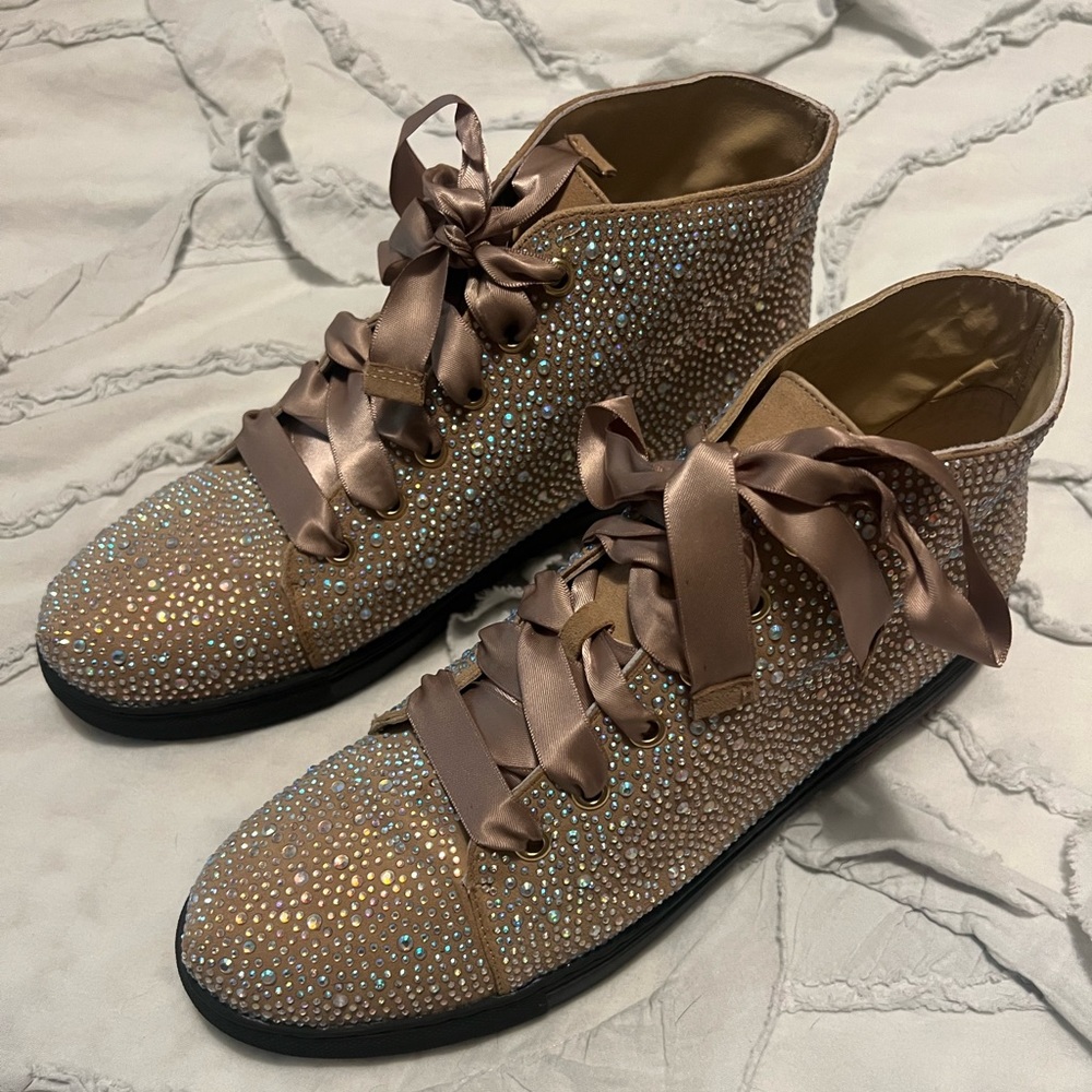 Rhinestone sneakers